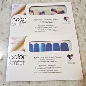 Color Street Nail Polish Strips-2 Sets-Paint The Town & Strobe Lights